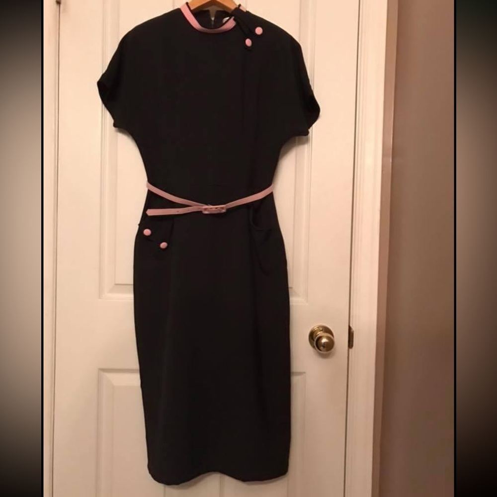 Size large black pencil/wiggle dress from Bettie Page/Tatyana